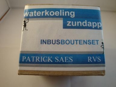 RVS inbuswaterkoeling boutenset Zundapp